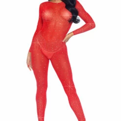 Leg Avenue Lingerie Sheer Rhinestone Catsuit 12 Leg Avenue Lingerie Sheer Rhinestone Catsuit