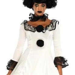 Leg Avenue Sexy Halloween Costumes Black And White Clown Costume