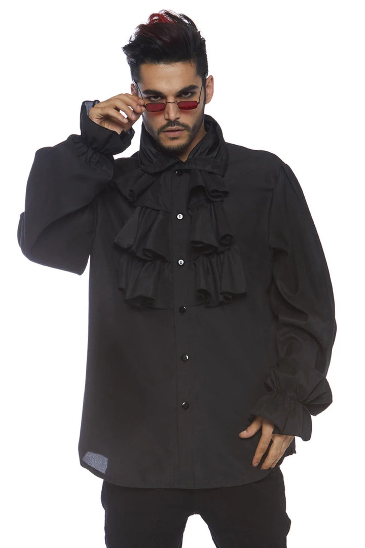 Leg Avenue Ruffle Front Shirt 11 Leg Avenue Ruffle Front Shirt