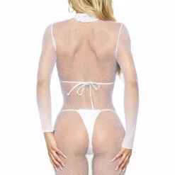 Leg Avenue Lingerie High Neck Net Chemise