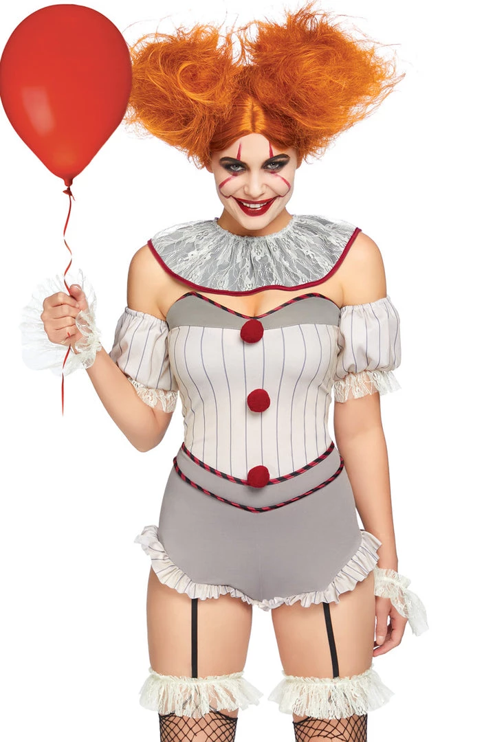 Leg Avenue Killer Sewer Clown Costume Sexy Halloween Costumes 4 Leg Avenue Killer Sewer Clown Costume Sexy Halloween Costumes