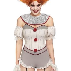Leg Avenue Killer Sewer Clown Costume Sexy Halloween Costumes 6 Leg Avenue Killer Sewer Clown Costume Sexy Halloween Costumes