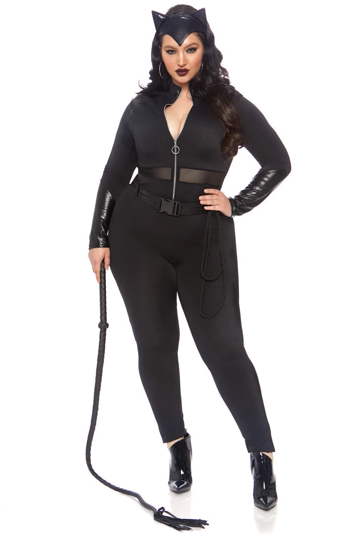 Leg Avenue Plus Size Sultry Supervillain Costume 2 Leg Avenue Plus Size Sultry Supervillain Costume