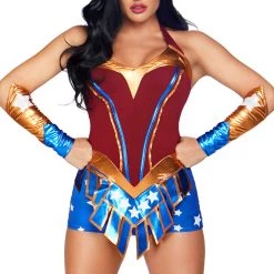 Leg Avenue Sexy Halloween Costumes Heart Stopping Heroine Costume