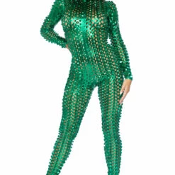 Leg Avenue Sexy Halloween Costumes Laser Cut Metallic Catsuit 18 Leg Avenue Sexy Halloween Costumes Laser Cut Metallic Catsuit