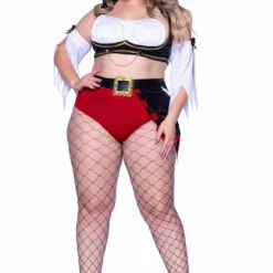 Leg Avenue Plus Size Wicked Wench Pirate Costume 6 Leg Avenue Plus Size Wicked Wench Pirate Costume