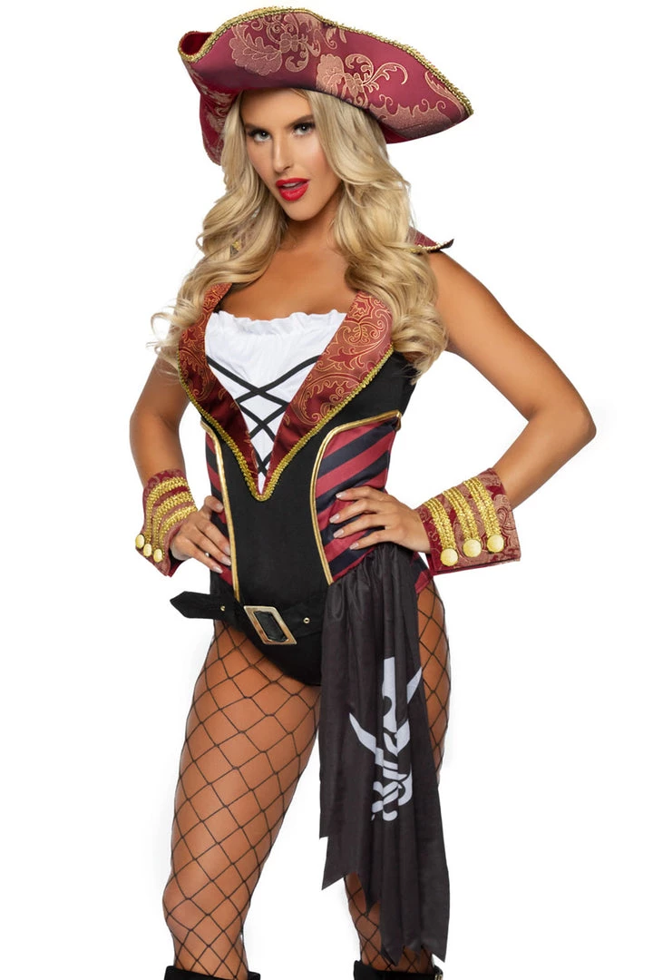Leg Avenue Sultry Swashbuckler Costume 1 Leg Avenue Sultry Swashbuckler Costume