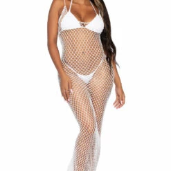 Leg Avenue Long Fence Net Gown Lingerie 27 Leg Avenue Long Fence Net Gown Lingerie