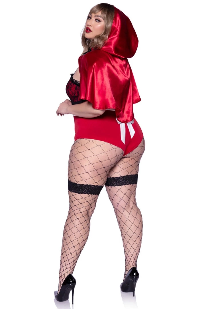 Leg Avenue Plus Size Naughty Miss Red Costume 3 Leg Avenue Plus Size Naughty Miss Red Costume