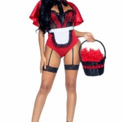 Leg Avenue Naughty Miss Red Costume Sexy Halloween Costumes
