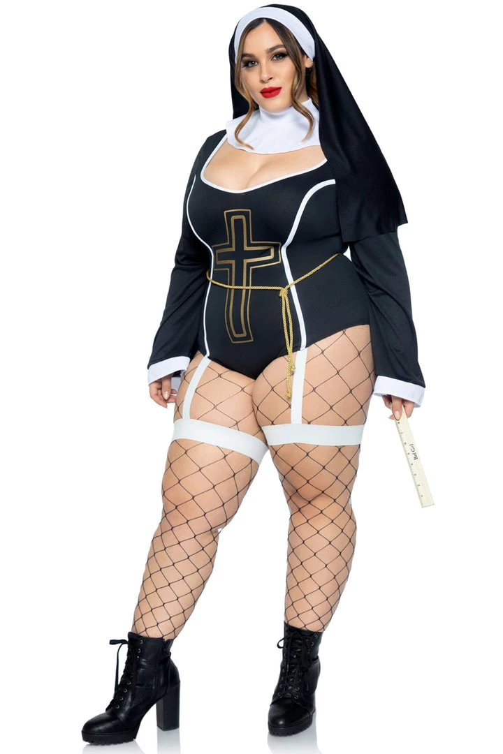 Leg Avenue Plus Size Sister Sin Costume 4 Leg Avenue Plus Size Sister Sin Costume