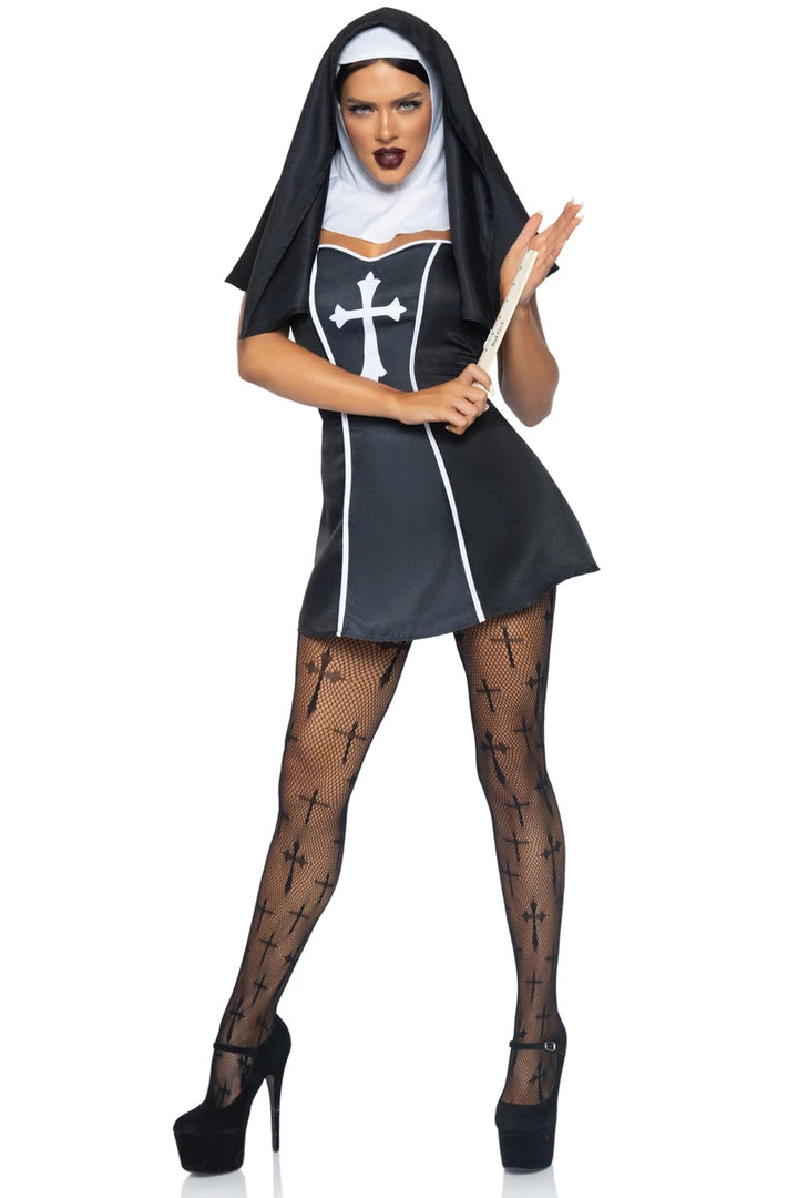 Leg Avenue Naughty Nun Halloween Costume Sexy Halloween Costumes 1 Leg Avenue Naughty Nun Halloween Costume Sexy Halloween Costumes