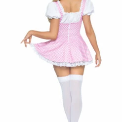 Leg Avenue Pink Gingham Costume Dress