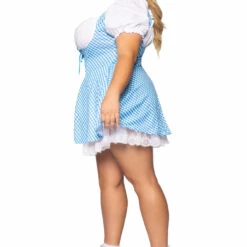 Leg Avenue Plus Size Blue Gingham Costume