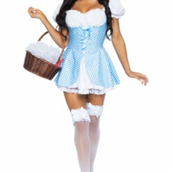Leg Avenue Blue Gingham Costume Dress