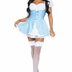 Leg Avenue Blue Gingham Costume Dress