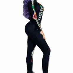 Leg Avenue Floral Skeleton Costume