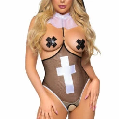 Leg Avenue Teddy Lingerie Sinful Desires Lingerie Costume