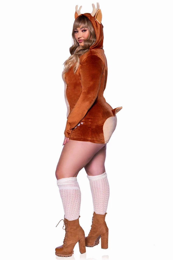 Leg Avenue Plus Size Comfy Fawn Costume 4 Leg Avenue Plus Size Comfy Fawn Costume