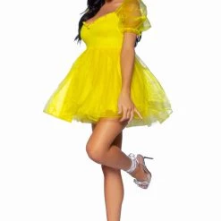 Leg Avenue Sexy Halloween Costumes Frosted Organza Princess Costume Dress