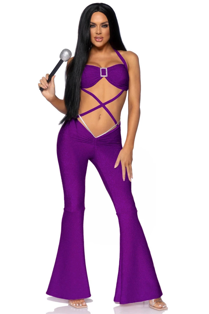 Leg Avenue Sexy Halloween Costumes Purple Pop Star Costume 1 Leg Avenue Sexy Halloween Costumes Purple Pop Star Costume
