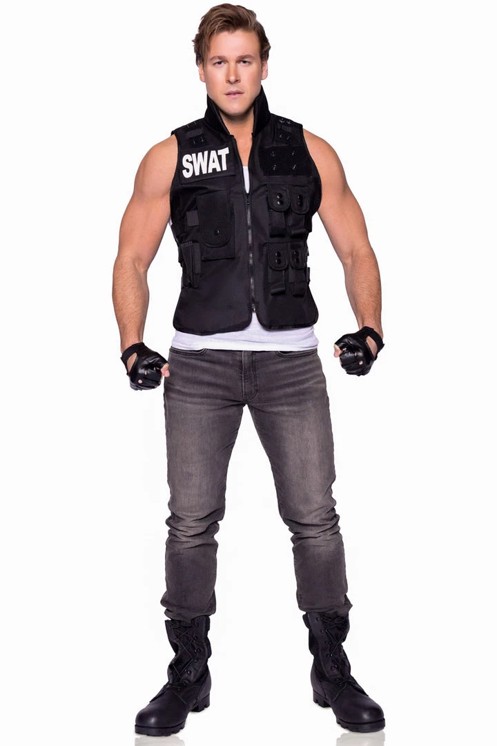 Leg Avenue SWAT Commander Vest Sexy Halloween Costumes 1 Leg Avenue SWAT Commander Vest Sexy Halloween Costumes