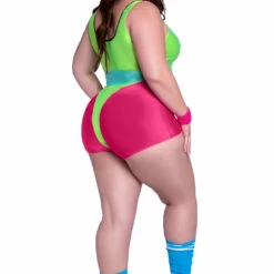 Leg Avenue Plus Size 80s Workout Hottie Costume