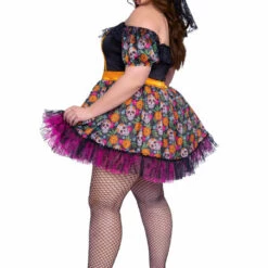 Leg Avenue Plus Size Marigold Catrina Costume 5 Leg Avenue Plus Size Marigold Catrina Costume