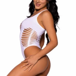 Leg Avenue Seamless Shredded Teddy 18 Leg Avenue Seamless Shredded Teddy