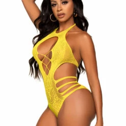 Leg Avenue Strappy Seamless Lace Bodysuit Lingerie 31 Leg Avenue Strappy Seamless Lace Bodysuit Lingerie