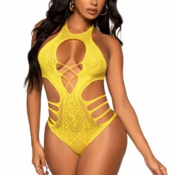 Leg Avenue Strappy Seamless Lace Bodysuit Lingerie 33 Leg Avenue Strappy Seamless Lace Bodysuit Lingerie