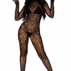 Leg Avenue Lingerie Seamless Leopard Catsuit