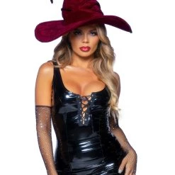 Leg Avenue Accessories Large Velvet Witch Hat 8 Leg Avenue Accessories Large Velvet Witch Hat