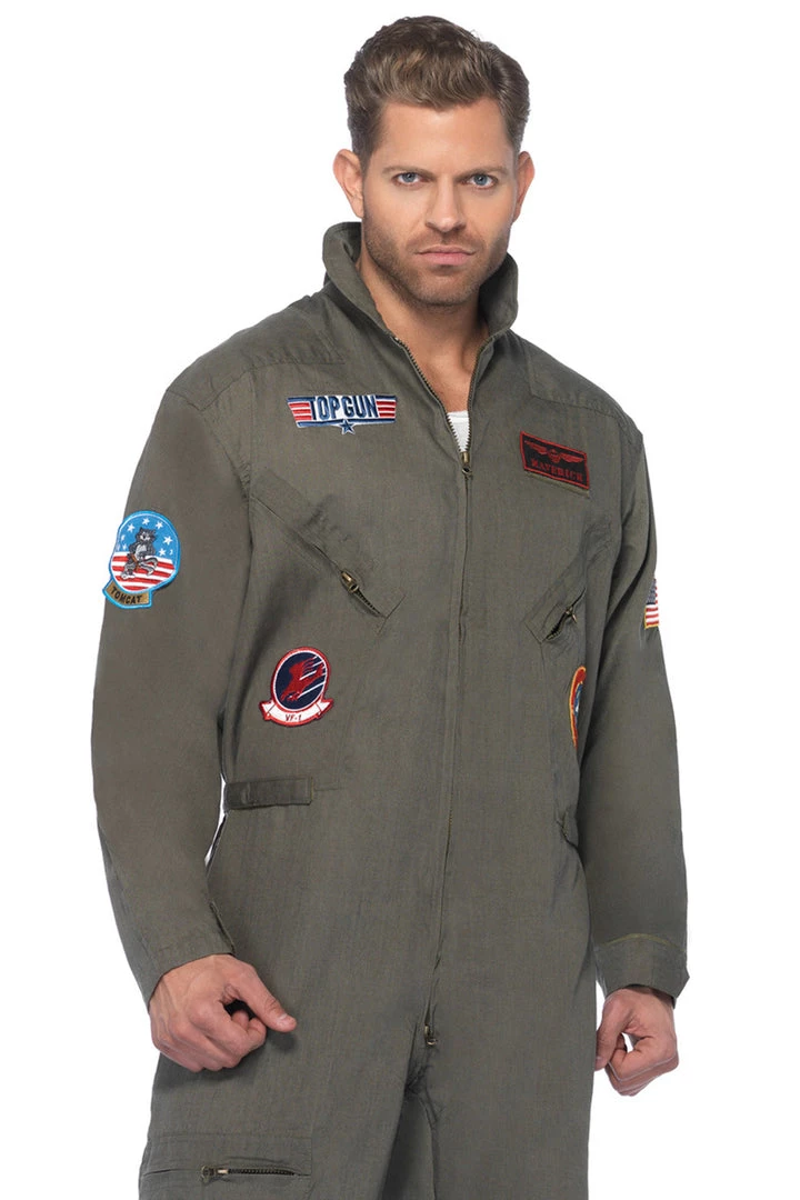Leg Avenue Top Gun Men's Flight Suit Costume Sexy Halloween Costumes 3 Leg Avenue Top Gun Men's Flight Suit Costume Sexy Halloween Costumes