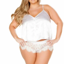 Roma Costume Plus Size Elegant Pajama Set Plus Size Lingerie