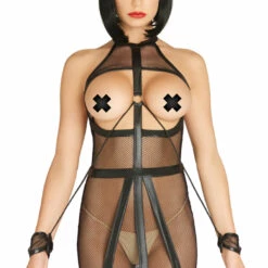 Leg Avenue Fishnet Bondage Garter Dress