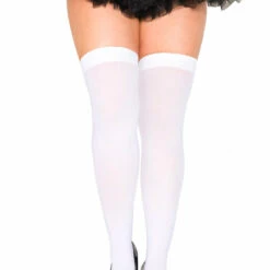 Music Legs Plus-Size-Opaque Thigh Highs Plus Size Accesories