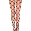 Music Legs Hosiery Strappy Net Pantyhose