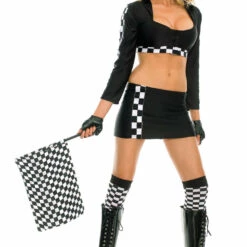 Music Legs Women's Race Car Driver Costume Sexy Halloween Costumes