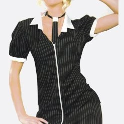 Music Legs Gangster Gal Costume Sexy Halloween Costumes