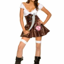 Music Legs Buccaneer Babe Costume - ML70199