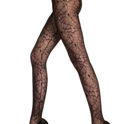 Music Legs Spiderweb Pantyhose