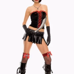 Music Legs Lace-Up Pirate Costume
