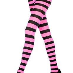 Music Legs Hosiery Striped Tights