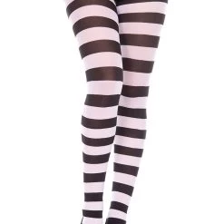 Music Legs Hosiery Striped Tights