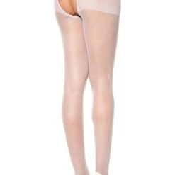 Music Legs Hosiery Sheer Crotchless Pantyhose 6 Music Legs Hosiery Sheer Crotchless Pantyhose