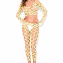 Music Legs Net Crop Top And Pants Lingerie 35 Music Legs Net Crop Top And Pants Lingerie