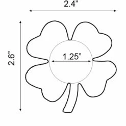 GE Apparel Mini Rainbow Shamrock Nipple Pasties