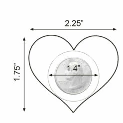 GE Apparel Blue Mini Heart Nipple Pasties