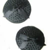 OY Brands Black Rhinestone Cone Shaped Pasties